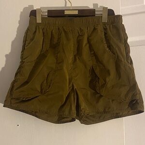 Kith Olive Green Mesh-Lined Shorts